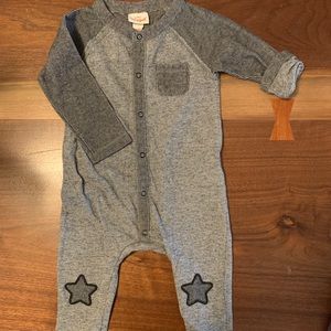 Gray onesie-baby boy